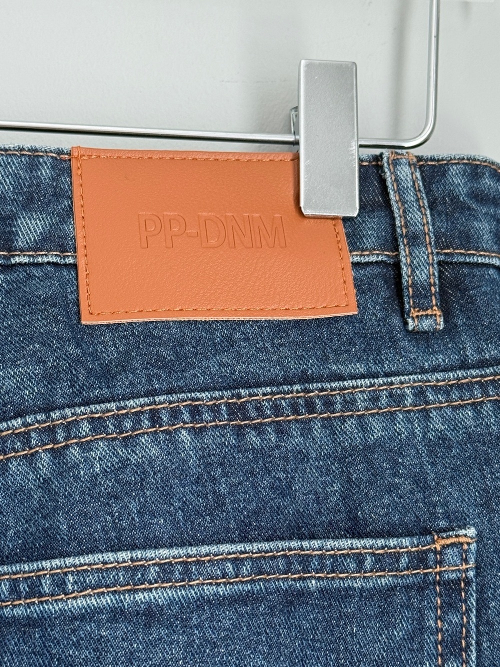 Princess Polly Naylor Rip Wide Leg Jeans Dark Blue Wash Size 4 Distressed New - Picture 8 of 9